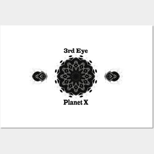 3RD EYE Mandala by PLANET X Posters and Art